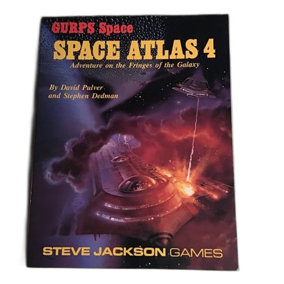 GURPS Space Atlas 4 Adventure on the Fringes of the Galaxy Steve Jackson Games - Picture 1 of 2